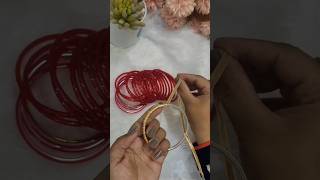 Old bangles reuse unique ideas 😱shorts oldbanglesreuse jewellery [upl. by Buchanan]