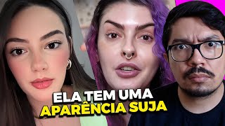 TIKTOKER CHAMA KAREN BACHINI DE SUJA E ELA RESPONDE [upl. by Idonah]