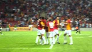 JOhan Elmander gol sevinci GS 3 Liverpool 0 [upl. by Luben982]