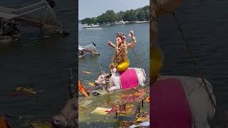 Nimarjanam vibes 2024 Hyderabad ganpati hyderabad song shorts nimarjanam 2024 [upl. by Yks478]