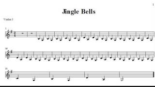 Jingle Bells for Beginners  Arranged for 4 Violins  3rd Violin Accompaniment [upl. by Charlot]