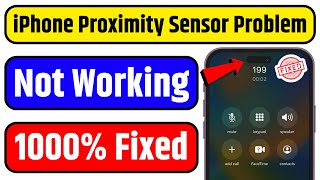 iPhone Proximity Sensor Not Working Problem  iPhone Screen Not Turn on During Call Problem Fixed [upl. by Borszcz316]