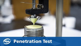 Lubricant Testing 101 Penetration P0 amp P60 by Nye Lubricants [upl. by Ellemaj]