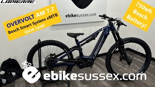 Lapierre Overvolt 77 AM Bosch Smart System Quick Look [upl. by Maynard]