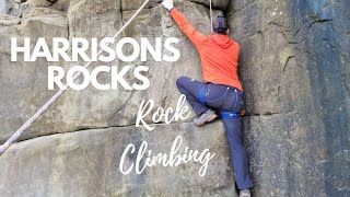 Rock Climbing On Southern Sandstone At Harrisons Rocks [upl. by Schroth]