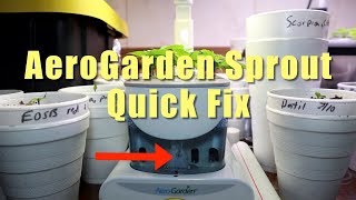 How to unclog the AeroGarden Sprout aerator [upl. by Silda]