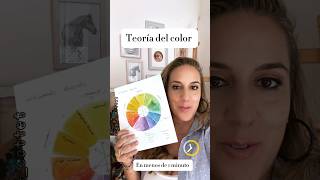 TEORÍA DEL COLOR en menos de 1 minuto  🎨😍 artecreativo diy color diycrafts art creative [upl. by Atikin]