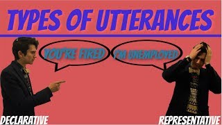 Types of Utterances [upl. by Yzzik]