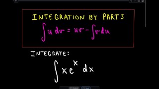 ❖ Integration by Parts  Integrate xex ❖ [upl. by Jerrome]