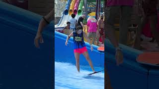 Pro Womens Standup Flowboard at Epic Waters Waterpark Flowapalooza 2024 FlowRider Event [upl. by Salahi]