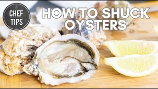 How to Shuck an Oyster Like a Pro Using an Oyster Knife Lessons from Galway  Chef Tips [upl. by Dickinson891]