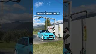 Choose a car for Dad 🩵 shorts bmw lamborghini car [upl. by Jahdol]