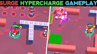 NEW SURGE HYPERCHARGE ANIMATION GAMEPLAY amp COSMETICS BRAWL STARS SNEAK PEEK [upl. by Richlad199]