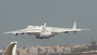 Antonov AN225 Mriya Takeoff from Bahrain [upl. by Elamrej]