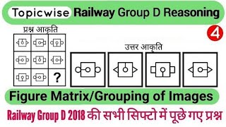 Figure Matrix and Grouping Of Images  Non Verbal Reasoning  Railway Previous Year solved Question [upl. by Alba]