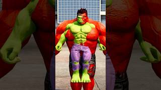 HULK VS SPIDERMAN RED HULK AND SPIDERHULK FIGHT WHOS THE STRONGEST 🤯shorts gta5 [upl. by Tilla]