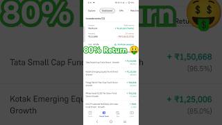 🚀My mutual funds portfolio giving 80 Return🔥 Best mutual funds portfolio 5 Sep shorts ytshorts [upl. by Adiazteb]