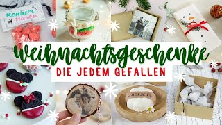 DIY Weihnachtsgeschenke selber machen die JEDEM gefallen Geschenkideen zum Wichteln basteln [upl. by Niple]