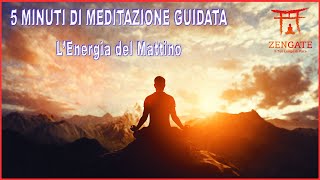 5 Minuti di Meditazione Guidata Rapida Mattutina [upl. by Nahtnaoj]