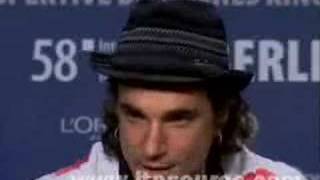 Daniel DayLewis Berlinale about Heath Ledger and the press [upl. by Boynton]