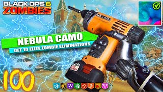 NEW BO6 ZOMBIES UPDATE  UNLOCKING NEBULA POWER DRILL MELEE WEAPON CAMO GAMEPLAY [upl. by Bibi]