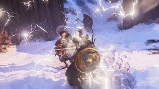 Assassins Creed Valhalla  Thors Hammer amp Mythical Shield Dual Wielding Combat Gameplay [upl. by Lashar]