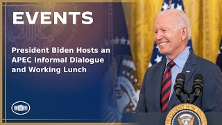 President Biden Hosts an APEC Informal Dialogue and Working Lunch [upl. by Nissensohn307]