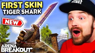 I Spent 4700 For the First Skin in Arena Breakout  Tiger Shark Knife [upl. by Amimej]