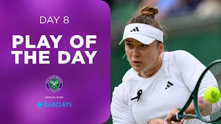 Stunner from Svitolina  Play of the Day presented by Barclays [upl. by Ylera430]