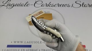 Twisted Laguiole Corkscrew Cattle Bone By Laguiole en Aubrac [upl. by Adikram]