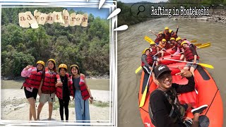 Rafting in BHOTEKOSHI RIVER🚣‍♀️ Nepal🇳🇵Girls group❤️Adventurous one🫡 [upl. by Bertsche]