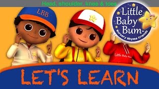 Little Baby Bum  Head Shoulders Knees and Toes  Nursery Rhymes for Babies  Songs for Kids [upl. by Norrabal]