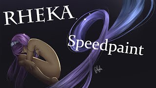 Rheka Drowning in sorrow Speedpaint [upl. by Esma]