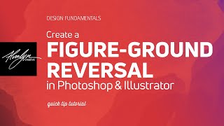 Create a FigureGround Reversal in Photoshop and Illustrator [upl. by Waverley]