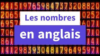 Les nombres en anglais en 5 minutes   Niveaux A1 A2  B1 [upl. by Elmajian]