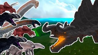 Dinosaur Simulator  KILLING DEVSAUR OVERMOTH A LITERAL DEMIGOD [upl. by Orrin]