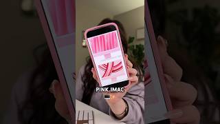 THE PINK IMAC VS THE PINK IMAC which is your favorite pink🖥️💓 appleimac youtubeshorts [upl. by Aniar]