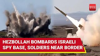 Hezbollah Decimates Israeli Spy Base With Guided Missiles IDF Soldiers Hit Directly On Border [upl. by Dyrrej290]