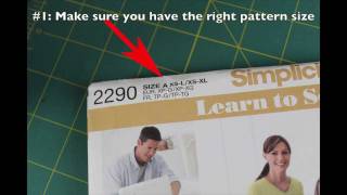 Beginner Sewing Series Part 1 Simplicity Pattern 2290 [upl. by Shaff]