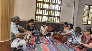 Prati Gharantu Sthira Baisa  Avani Kudva with Mahamaya Bhajana Mandali [upl. by Nattie]