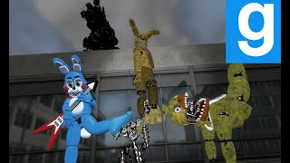 GMOD FNAF  Throwing FNAF Most Accurate Ragdolls Pack Fnaf 14 Off a Building [upl. by Bloxberg]