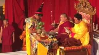 Trijang Choktrul Rinpoche giving Yamantaka initiation in Mongolia Septermber 2014 [upl. by Irina7]