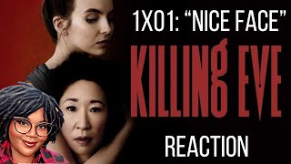 Killing Eve 1x01 quotNice Facequot First Time Reaction [upl. by Noevart]