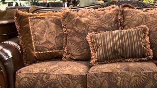 Ashley Fresco Antique Sofa and Loveseat Set [upl. by Bael]