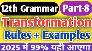 Transformation of Sentences  Active amp Passive voice in English Grammar rules amp Examples [upl. by Lynnette]