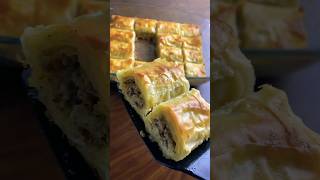 Easy and Delicious Homemade MeatFilled Phyllo Pastry Recipe recipe food easyrecipe [upl. by Carey794]