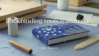 Bookbinding Tools amp Materials  beginner friendly [upl. by Yrrab]