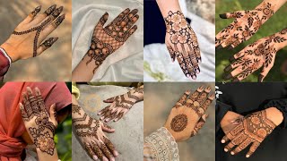 mehndi design 2024  new simple mehendi design  latest floral mehndi designs  aesthetic mehndi [upl. by Anahahs]