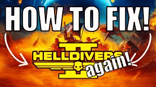 How to fix black screen and crashes in Helldivers 2 [upl. by Brock184]