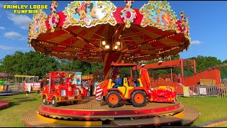 Kids Ride On Cars Frimley Lodge Park Funfair Camberley UK [upl. by Skricki394]